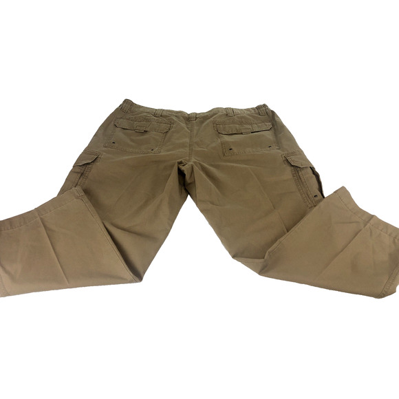 Red Head Men's Pants 46x30 Dark Khaki Cargo Ripstop Fish & Hunt Utility Pants - Picture 2 of 12